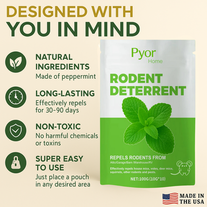 Mice & Rodent Repellent Pouches Made With Peppermint