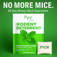 Pyor Pouches™ All-Natural Mouse & Rodent Repellent | Child & Pet Safe Home Defense for Basements, Garages & RVs