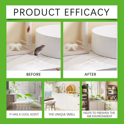 Pyor Pouches™ All-Natural Mouse & Rodent Repellent | Child & Pet Safe Home Defense for Basements, Garages & RVs